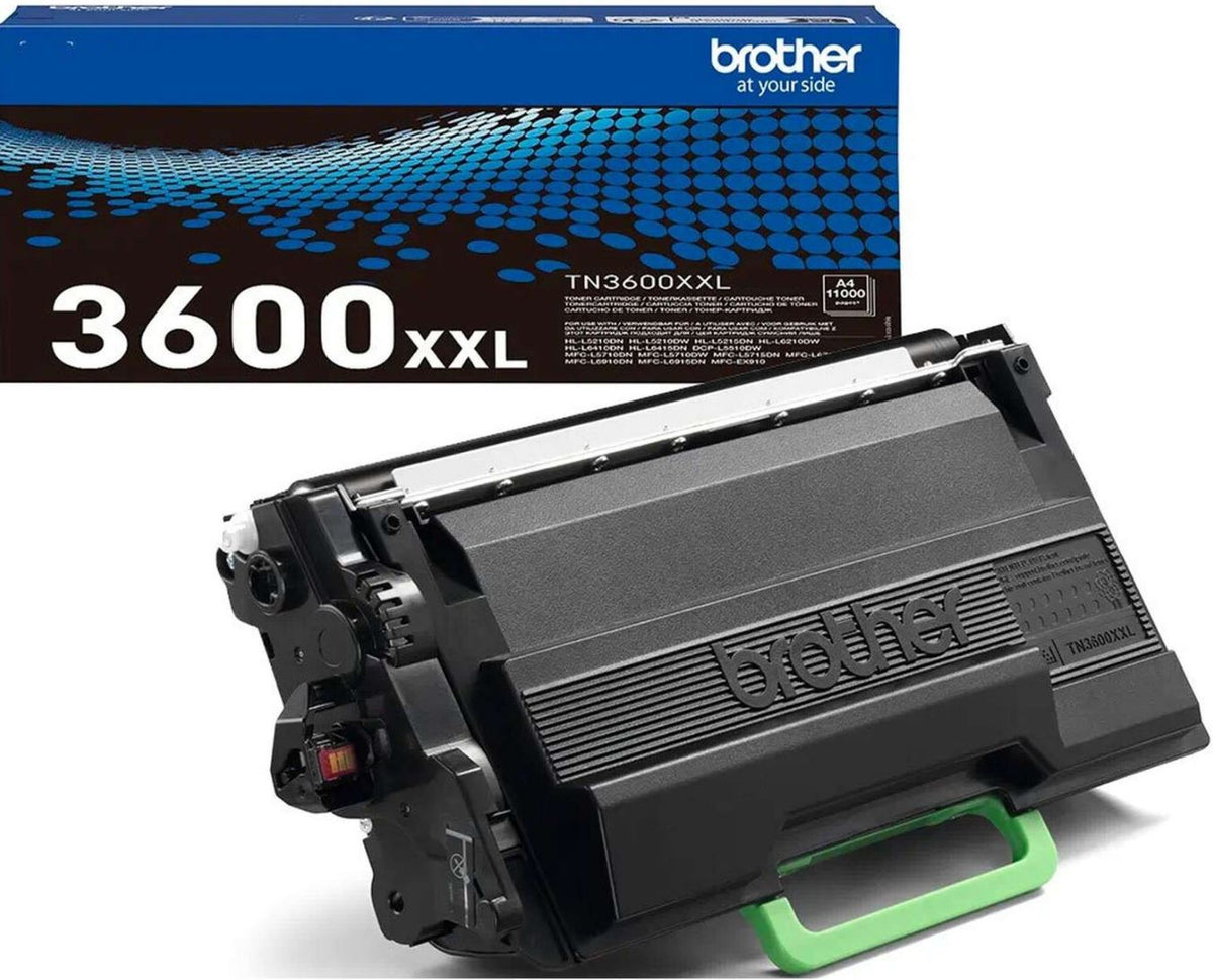 Brother TN-3600XXL Toner – Schwarz Tonerkartusche Original TN 3600 XXL