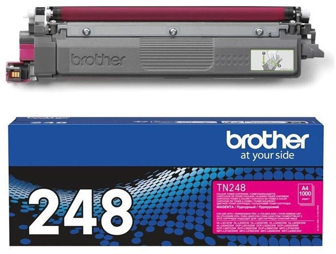 Brother TN248M / Magenta / Original Toner / TN-248M / 1.000 S. neu