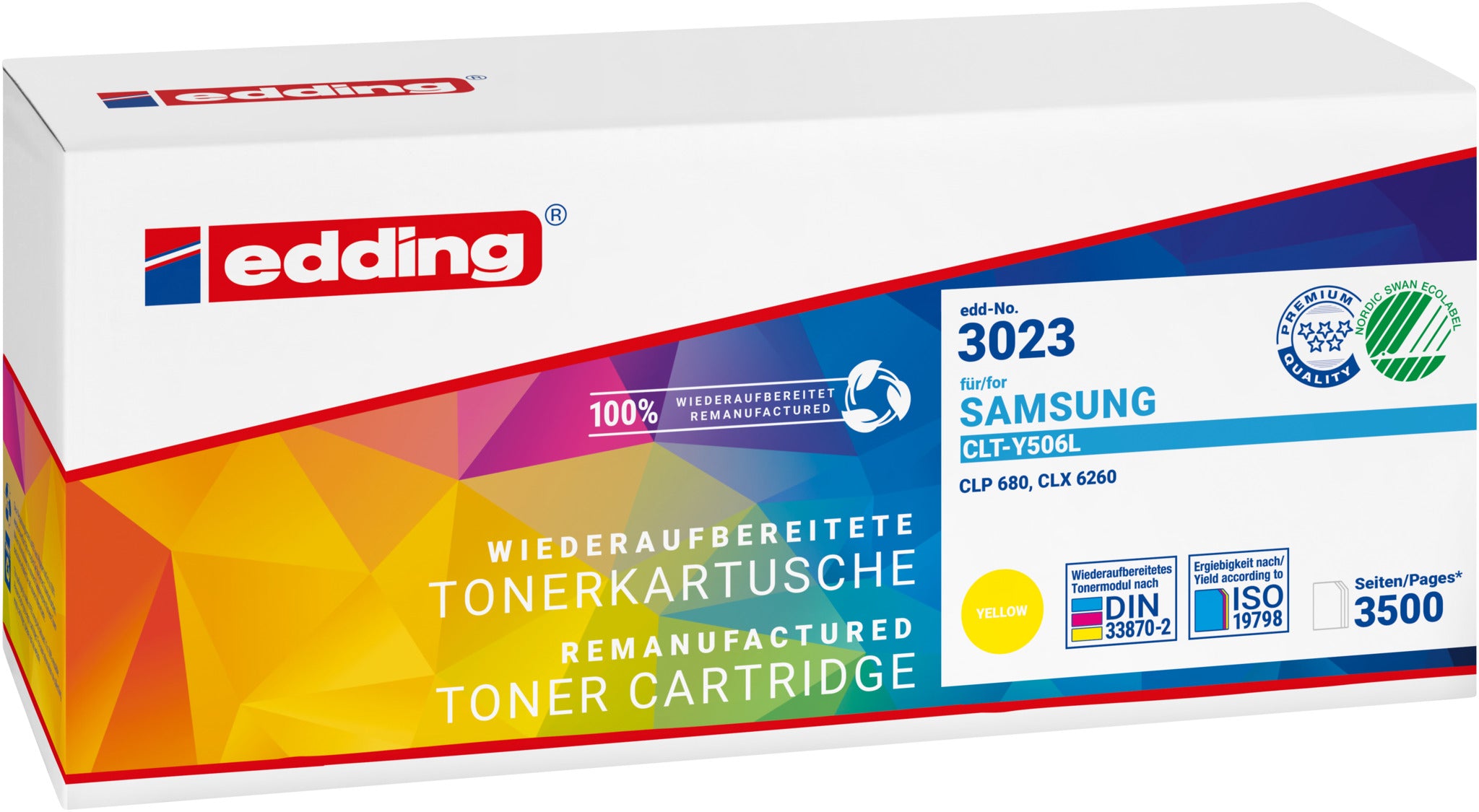 Edding Toner für Samsung CLT-Y506L CLP-680DW CLP-680ND CLX-6260FD CLX-6260FR