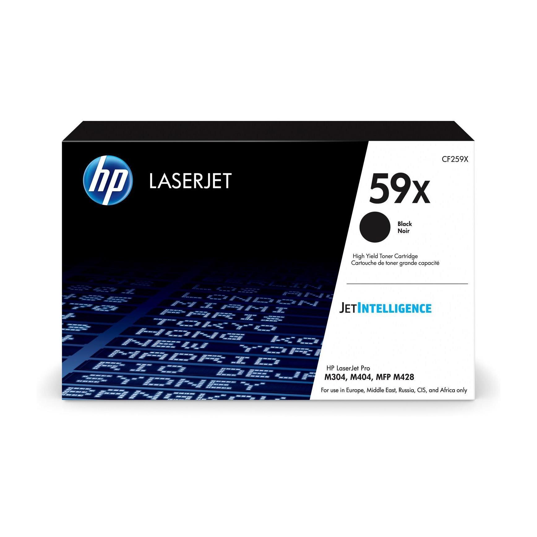 HP 59X Original Toner | LaserJet-Tonerkartusche mit hoher Reichweite – CF259X Schwarz XL