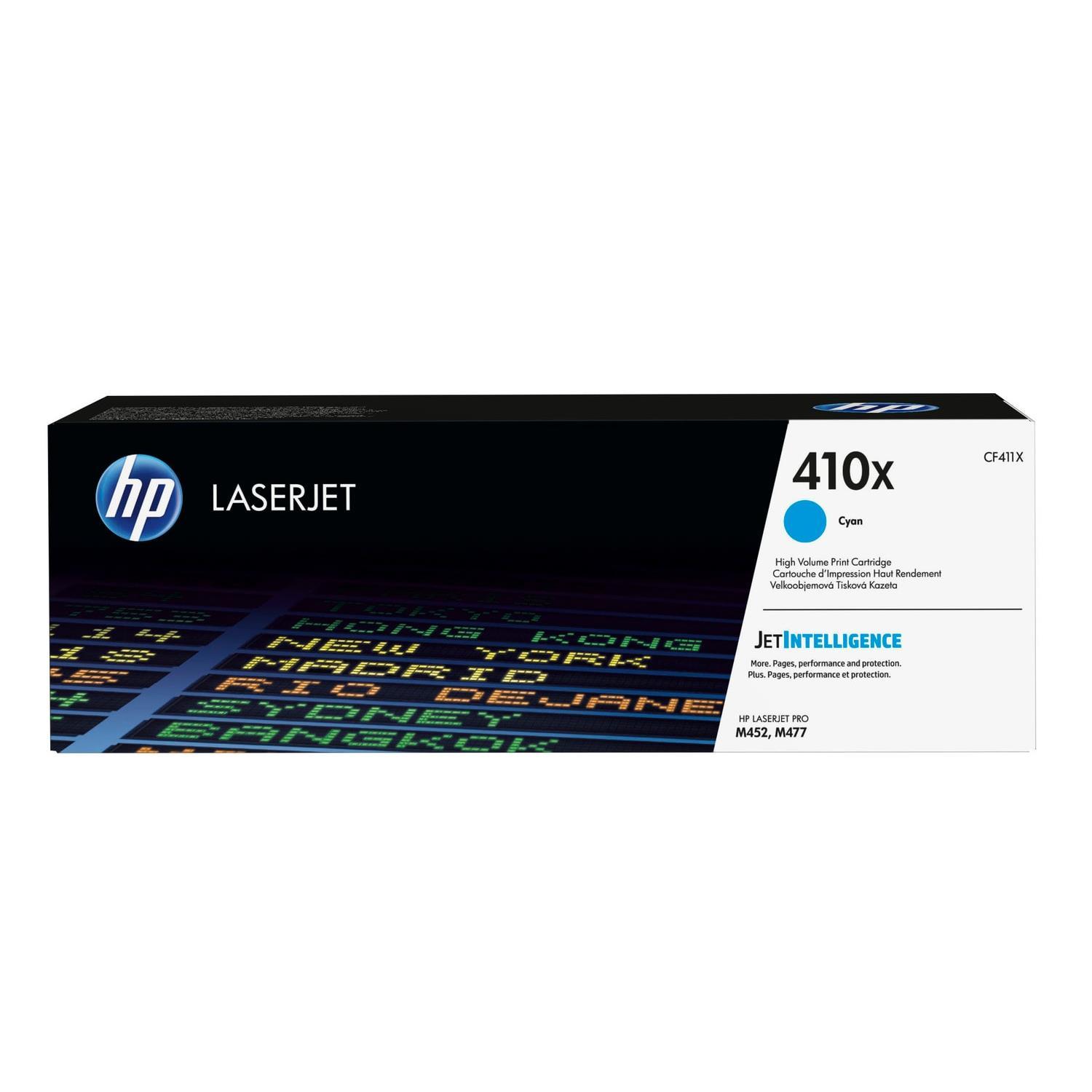 HP 410X Cyan Original LaserJet-Toner mit hoher Reichweite – CF411X