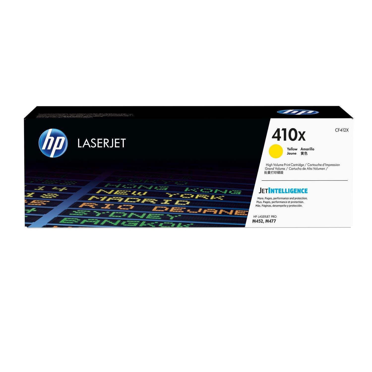 HP 410X Gelb Original LaserJet-Toner mit hoher Reichweite –  CF412X